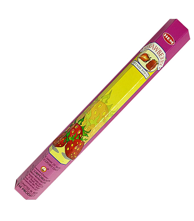 HEM Incense Sticks - 20 Sticks Per Box -Strawberry