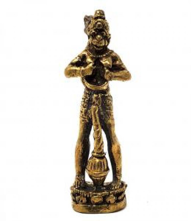 1" Standing Hanuman Mini Brass Statue