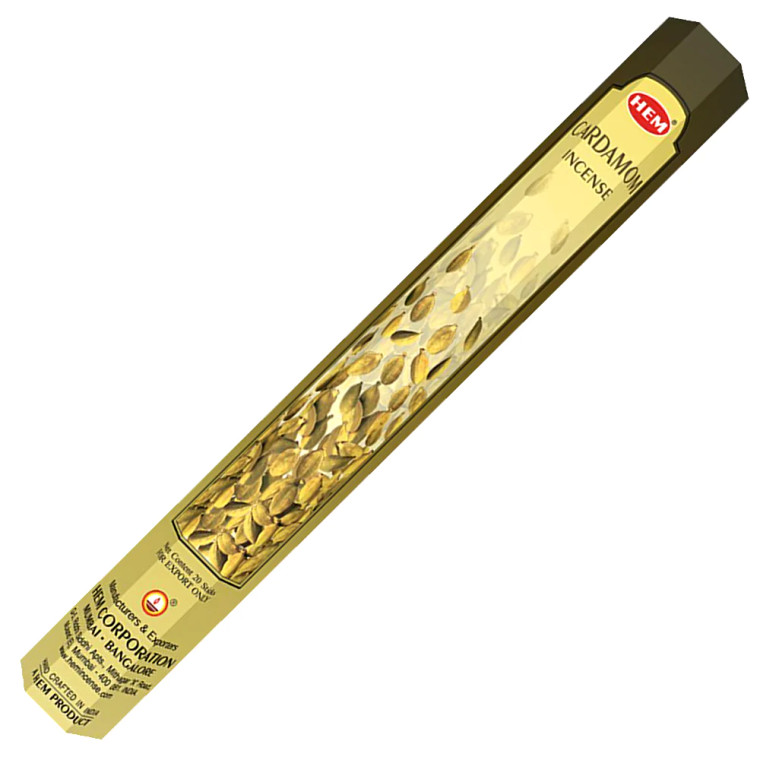 HEM Incense Sticks - 20 Sticks Per Box - Cardamom