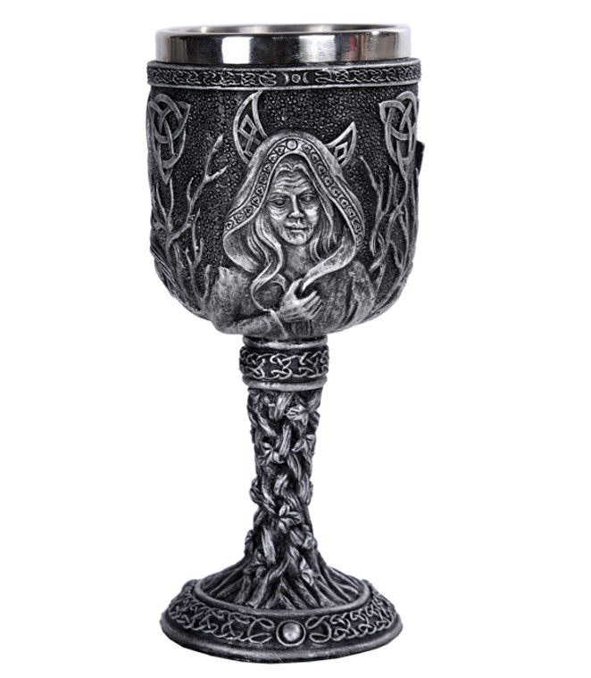 TRIPLE MOON GODDESS GOBLET