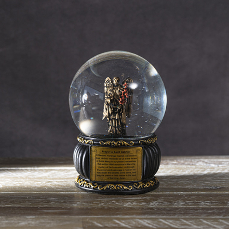 ST. GABRIEL WATER GLOBE 100MM