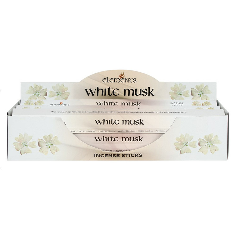 Elements: Incense Sticks 20 Count - White Musk