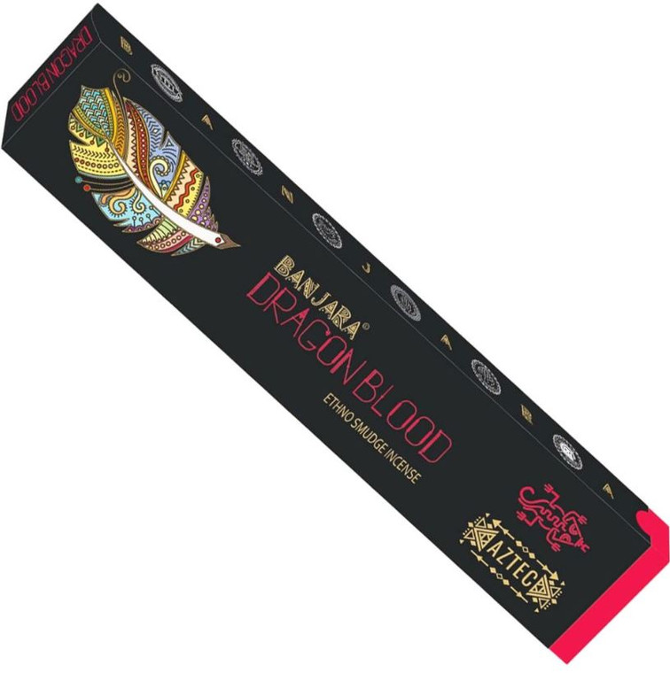 Banjara Ethno-Tribal Smudge Incense Sticks 15 Grams- Dragon Blood
