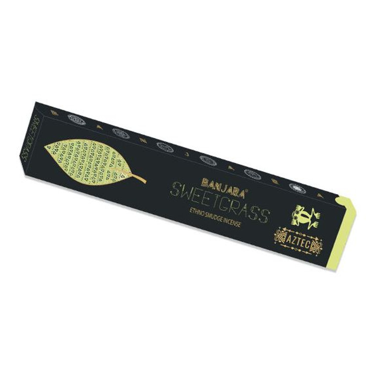 Banjara Ethno-Tribal Smudge Incense Sticks 15 Grams- Sweetgrass