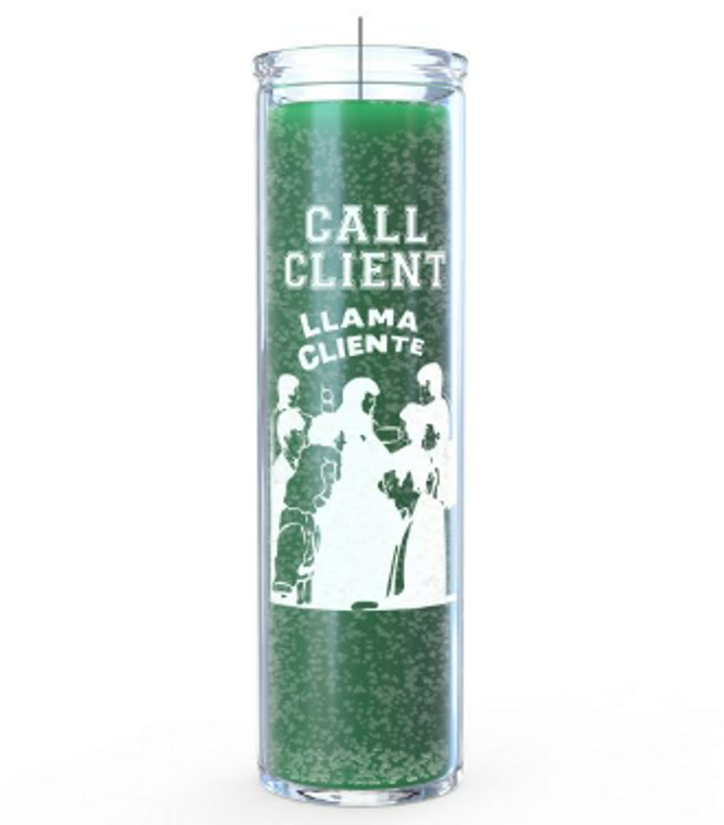 Prayer Candle 7 Day-Other / Call Client - Green