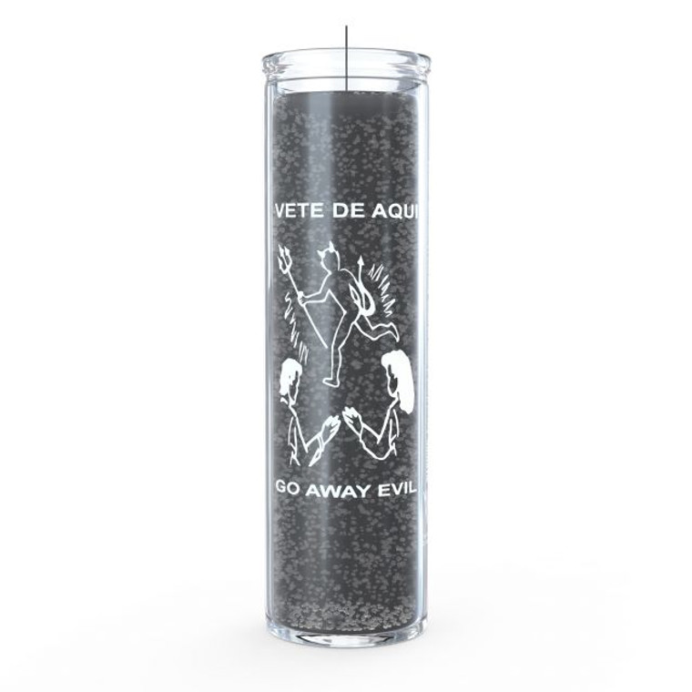 Prayer Candle 7 Day-Other / Go Away Evil - Black
