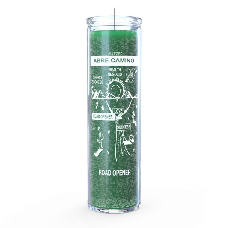 Prayer Candle 7 Day-Other / Road Opener - Green