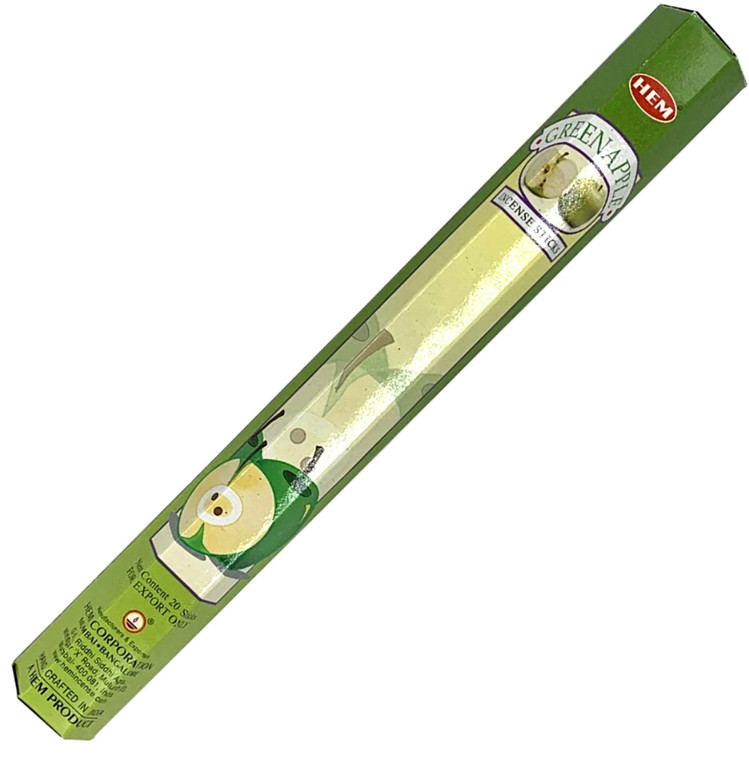 HEM Incense Sticks - 20 Sticks Per Box - Green Apple