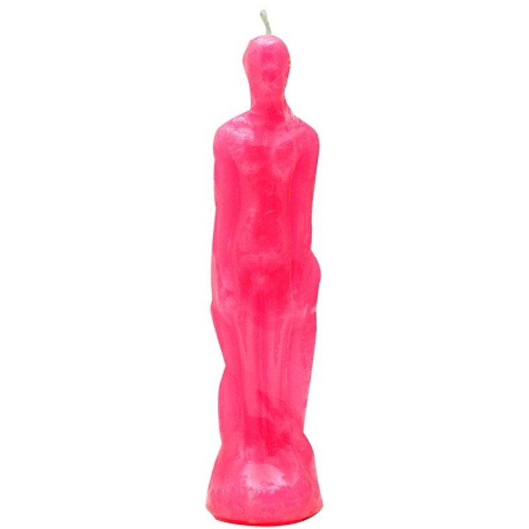 Small Male Image Candle - Pink