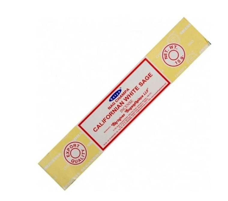 Satya Incense Sticks -15 Gram Box- California White Sage