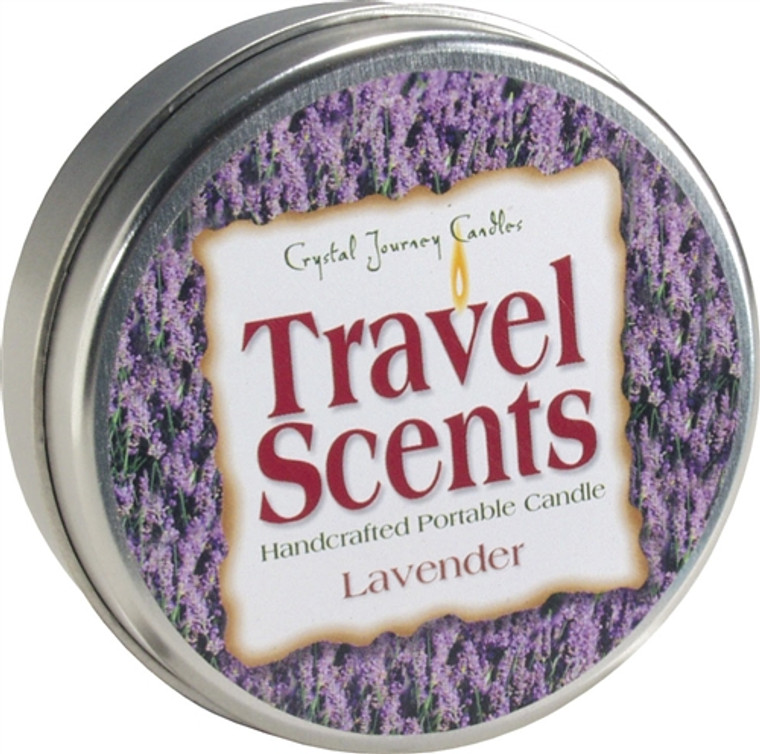 Crystal Journey Travel Tin Candle - Lavender