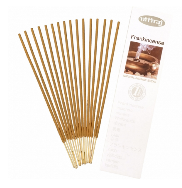 Nitiraj Chakra Natural Incense 24 Sticks - Frankincense