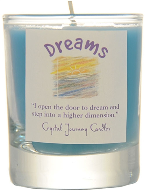 Crystal Journey Soy Filled Herbal Votive - Dreams