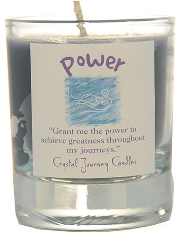 Crystal Journey Soy Filled Herbal Votive - Power