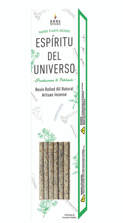 Soul Sticks All Natural Rolled Resin Artisan Incense - Frankincense & Patchouli