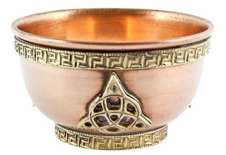 Copper Offering Bowls 3"- Triquetra