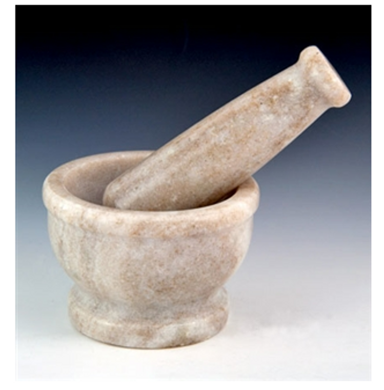 Brown Galaxy Marble Mortar & Pestle