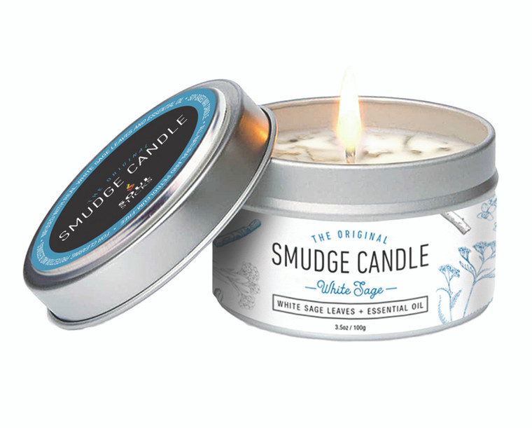 Soul Sticks Smudge Tin Candle 3.5oz - White Sage