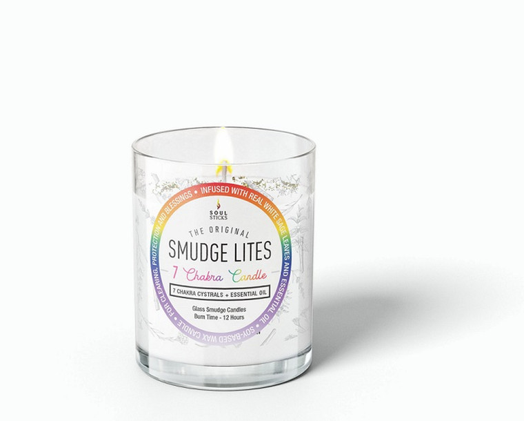 Soul Sticks Smudge Votive Candle Smudge Lites - 7 Chakra