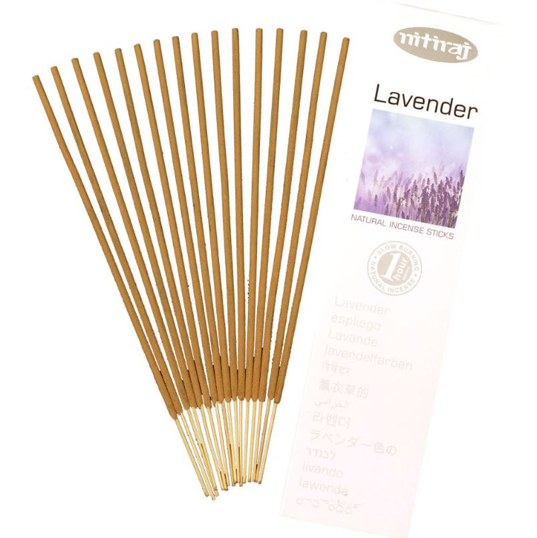 Nitiraj Natural Incense Sticks 25 grams - Lavender