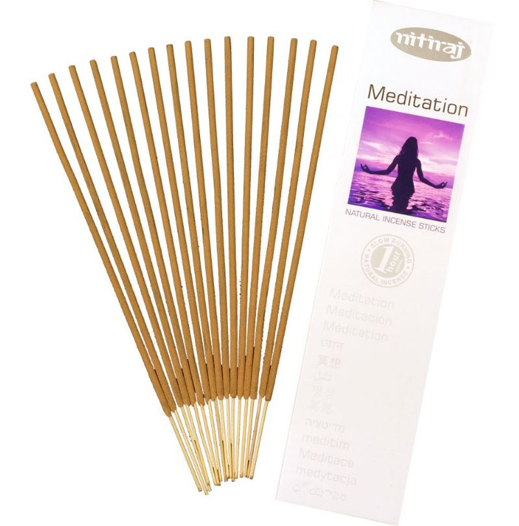 Nitiraj Natural Incense Sticks 25 grams - Meditation