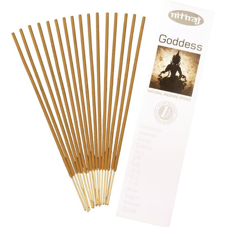 Nitiraj Natural Incense Sticks 25 grams - Goddess