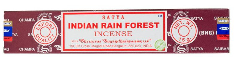 Satya 15 Gram Box Incense - Indian Rain Forest