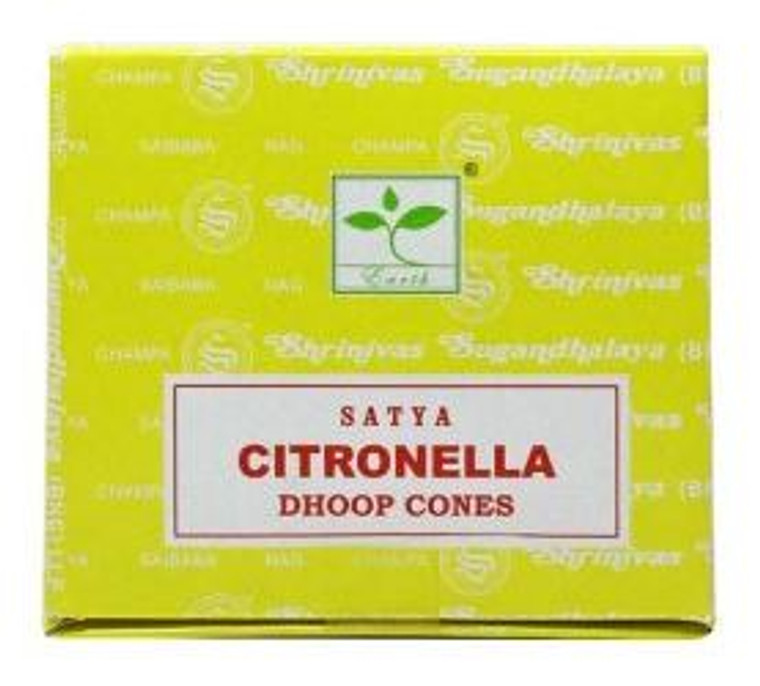 Satya Box of 12 Cones Each - Citronella