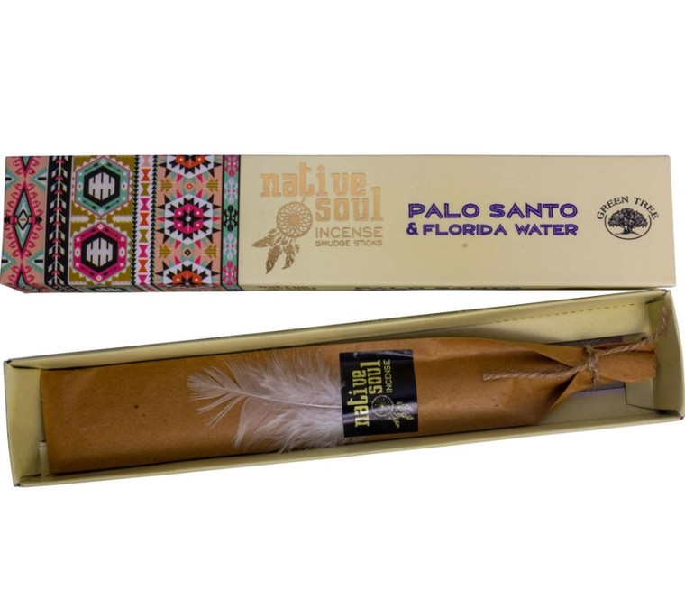 Native Soul Incense 15 Gram Box- Palo Santo & Florida Water