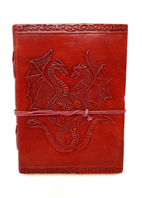 Dragon Leather Journal 5x7" with Cord Closure