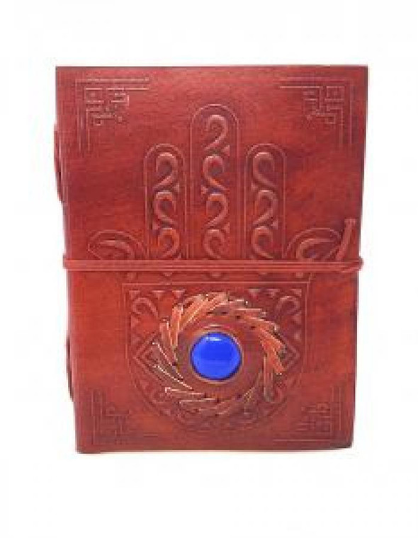 Evil's Eye Leather Journal 5x7" with Cord Closure