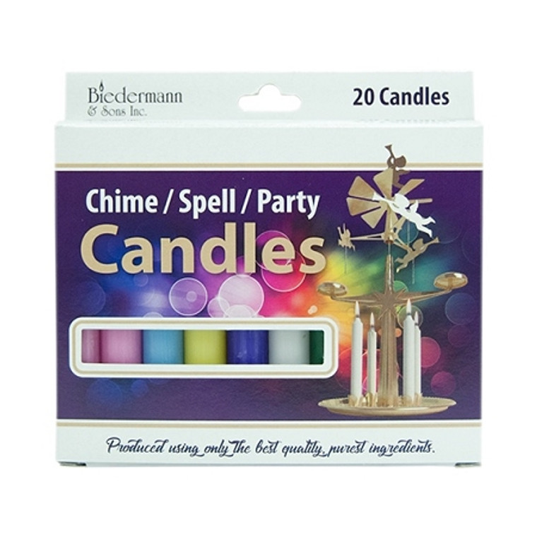 Chime Candles Assorted 20 Pieces