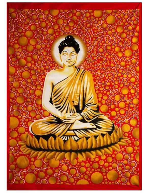 Lord Buddha Tapestry 54x86"