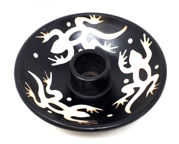 Artisan Made - Peruvian Ceramic Palo Burner Handmade 5" D #17