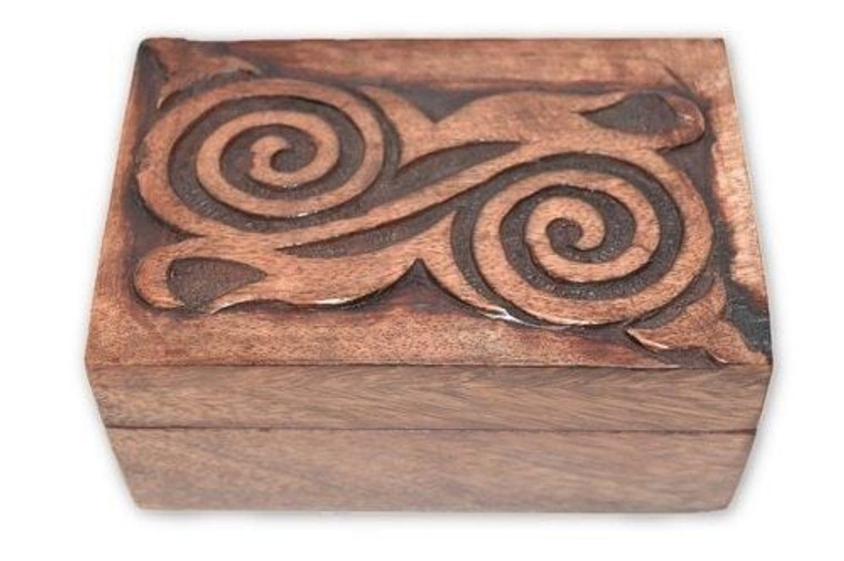 Spiral Wooden Box 4x6"