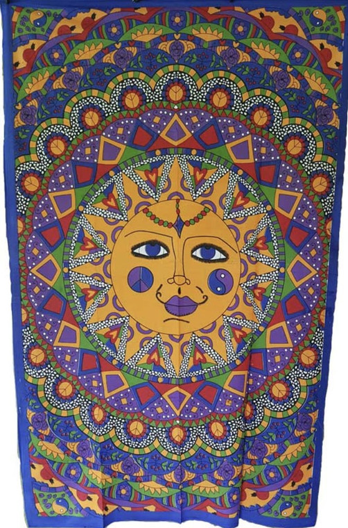 SUN Tapestry Multi Color 54x86"