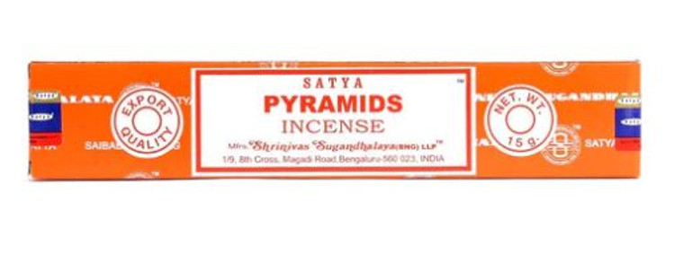 Satya 15 Gram Box Incense Sticks- Pyramids