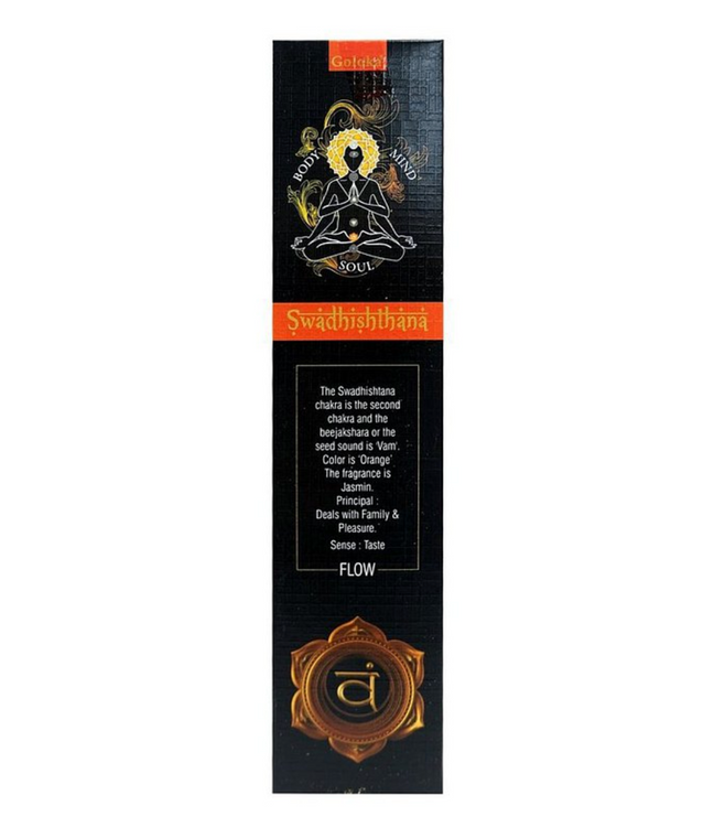 Goloka Seven Chakra Incense 15 grams- Swadhishtana