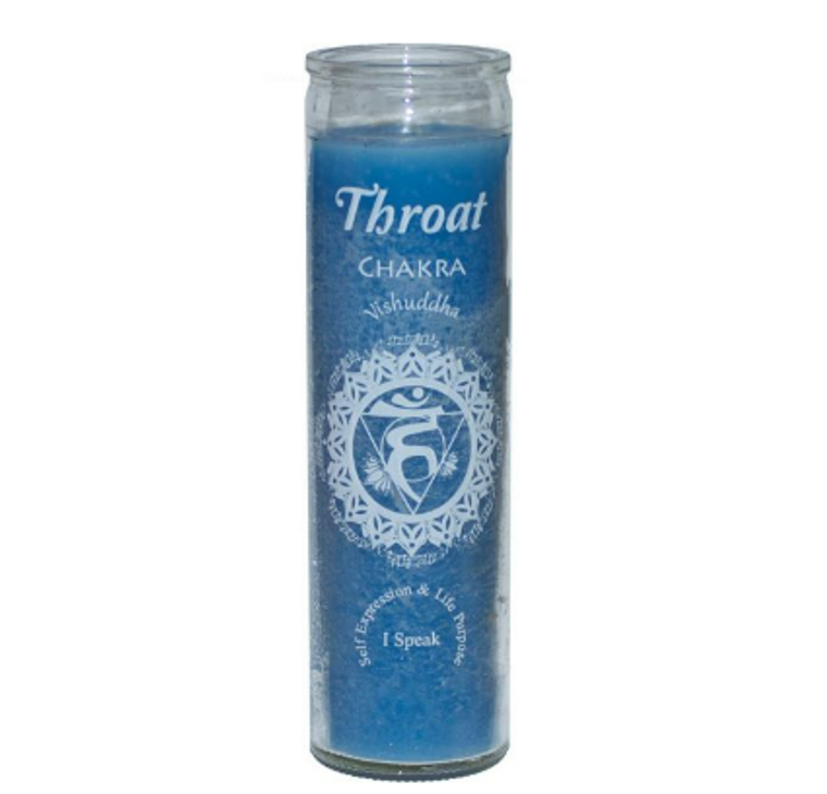 Prayer Candle 16 oz / Other- Chakra Throat