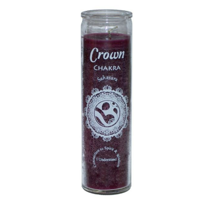 Prayer Candle 16 oz / Other- Chakra Crown