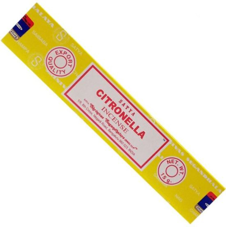 Satya 15 Gram Box Incense Sticks- Citronella