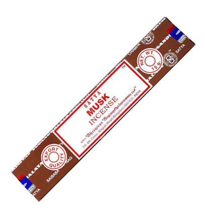 Satya 15 Gram Box Incense Sticks- Musk