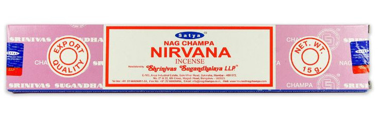 Satya 15 Gram Box Incense - Nirvana