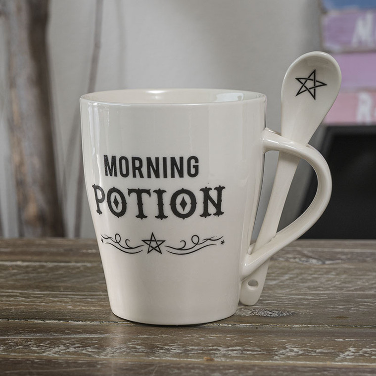 MORNING POTION MUG AND SPOON SET