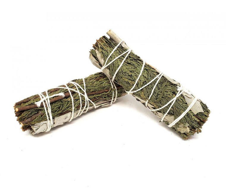 California White Sage & Cedar Smudge Stick 3-4" EACH