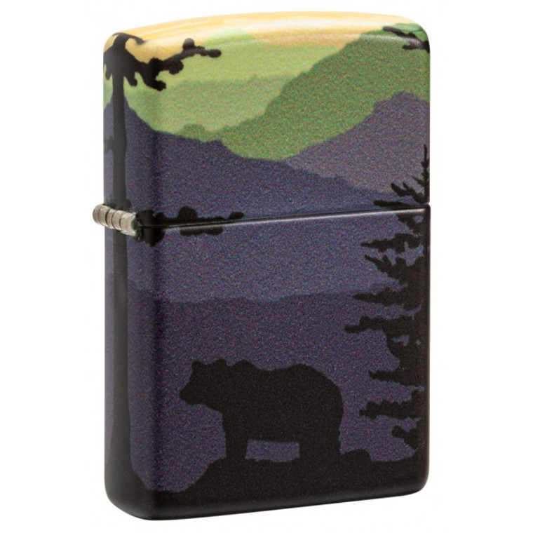 Zippo Lighter: Bear Landscape - 540 Color