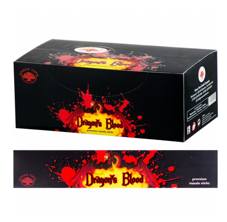 Green Tree Incense Sticks 15 Grams - Dragon's Blood