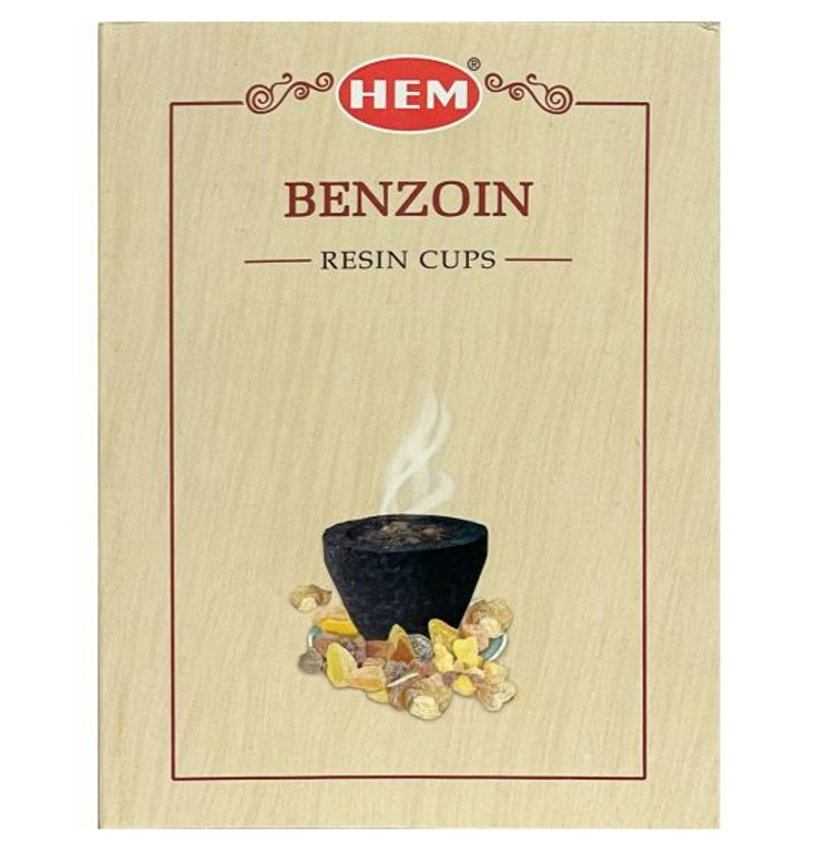 Hem- 10 Count of Resin Cups- Benzoin