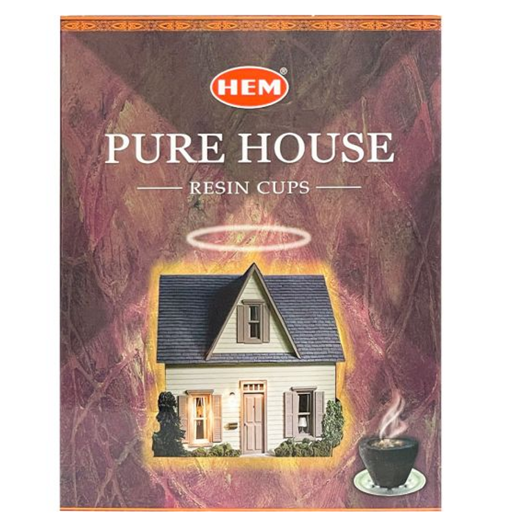 Hem- 10 Count of Resin Cups- Pure House