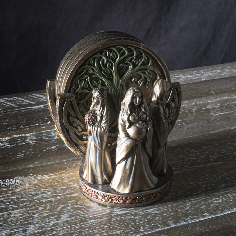 MOTHER MAIDEN CRONE COASTERS
